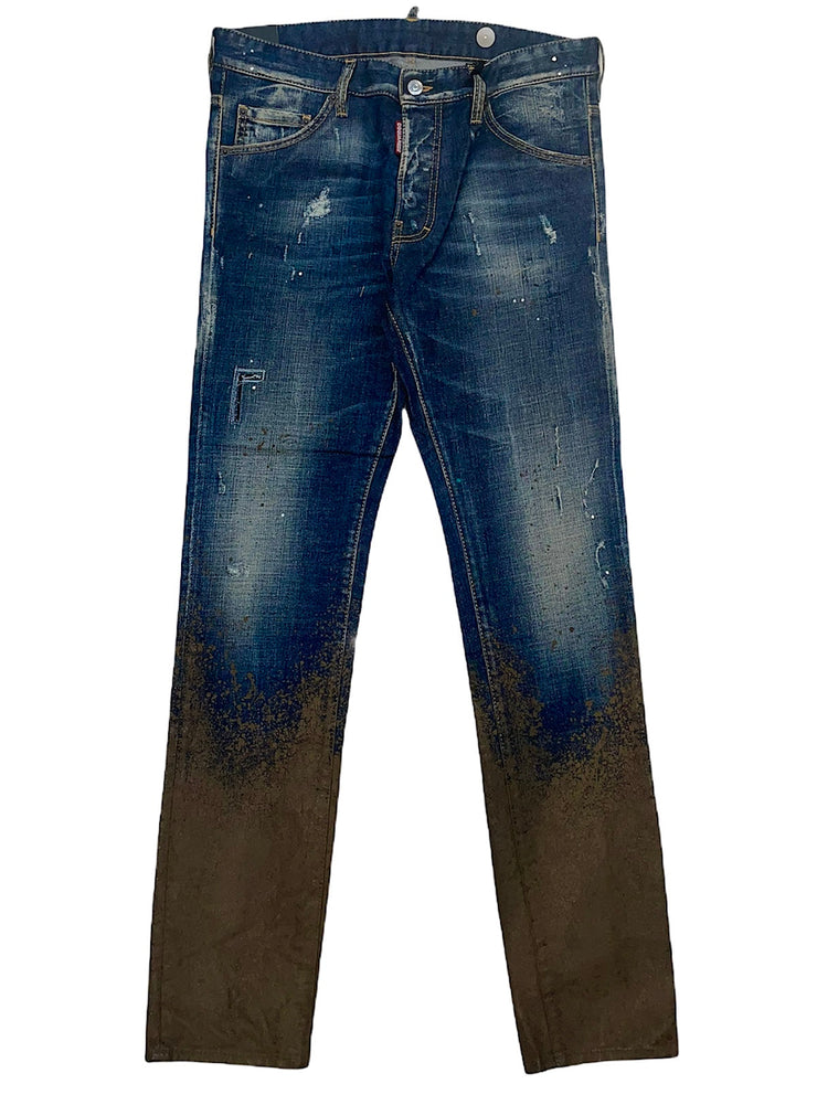 Dsquared2 Jeans - Paint  - Blue And Brown - S79LA0011