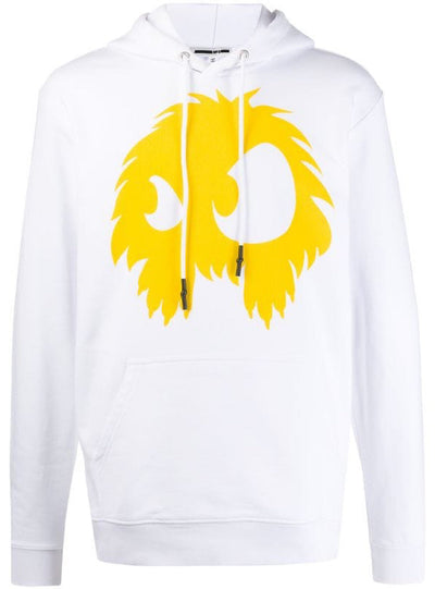 Alexander McQueen Hoodie - White and Yellow - 545412ROT48