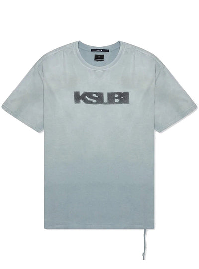 Ksubi T-Shirt - Sign Of The Times Biggie - Blue - 5000006615