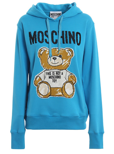Moschino Hoodie - Classic Bear - Sky Blue - ZDA1775