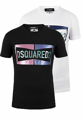 Dsquared2 T-Shirt - Metallic Logo - White - S71GD0996