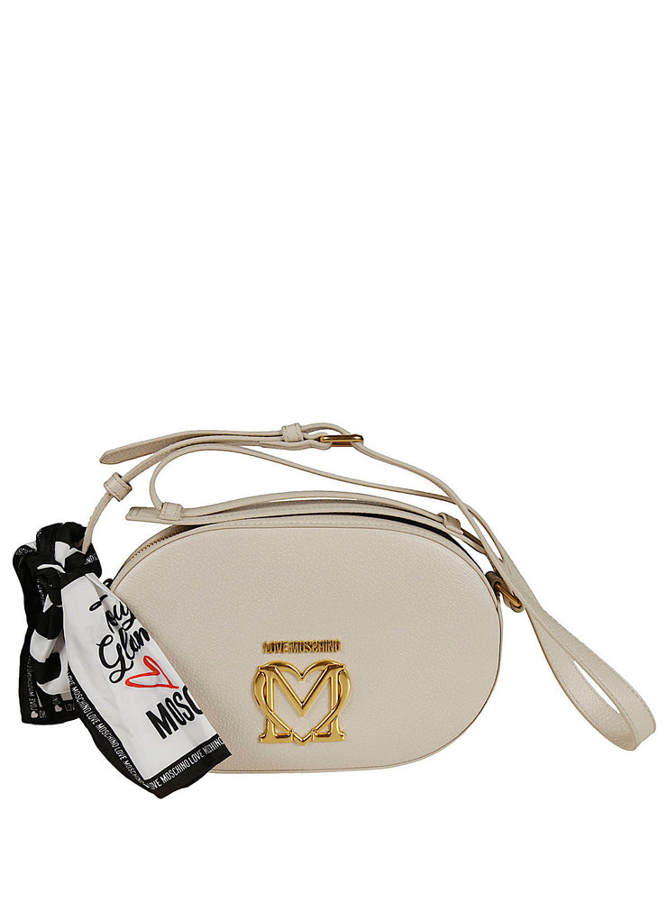 Moschino Bag - Scarf Trim Belt - Ivory - JC4217PP1DLL0110