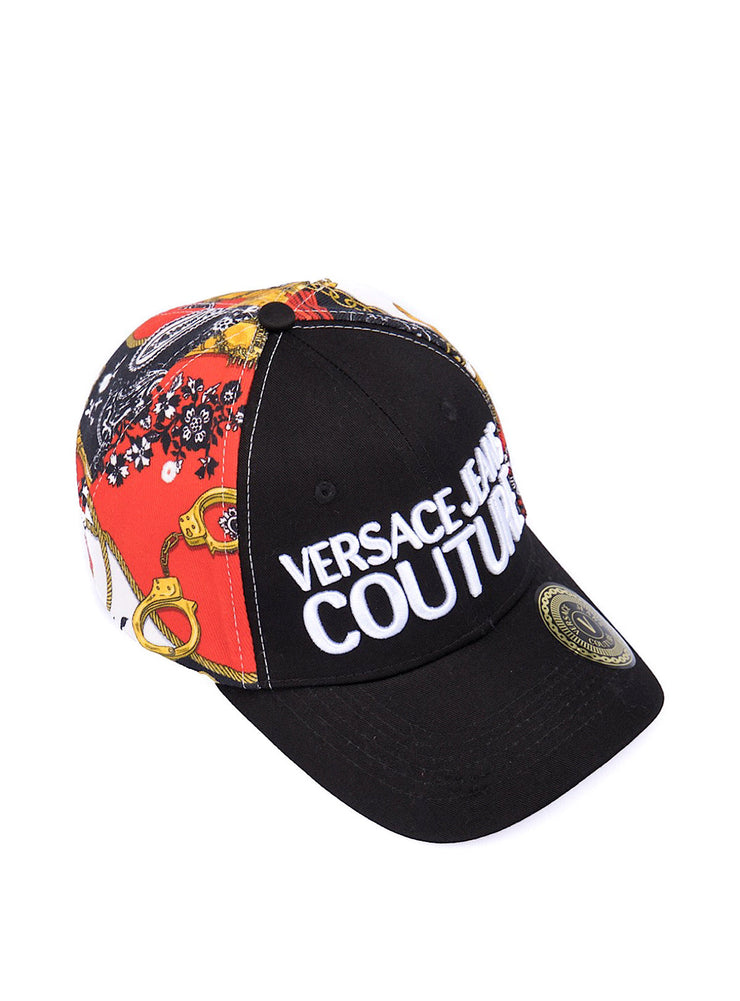 Versace Hat - Print - Black - E8GZAK11