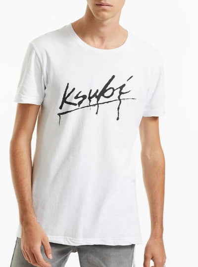 Ksubi T-Shirt - Drip SS - White - 5000005387