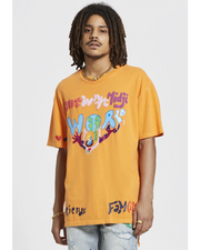 Ksubi T-Shirt - Il Y Biggie - Orange - 5000007009