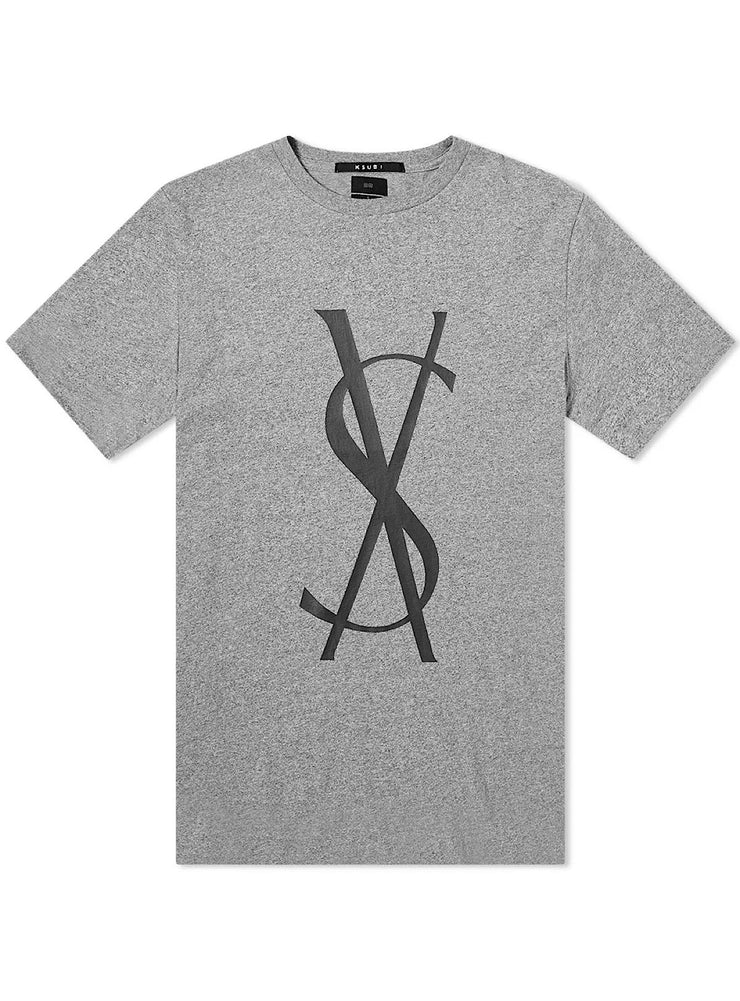 Ksubi T-Shirt - Fancy Dollar - Grey Marl - 5000004288