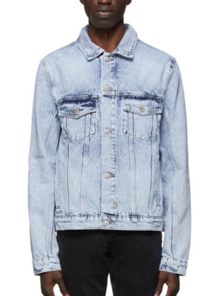 Ksubi Jacket - Place Out Stencil - Blue - 5000006432