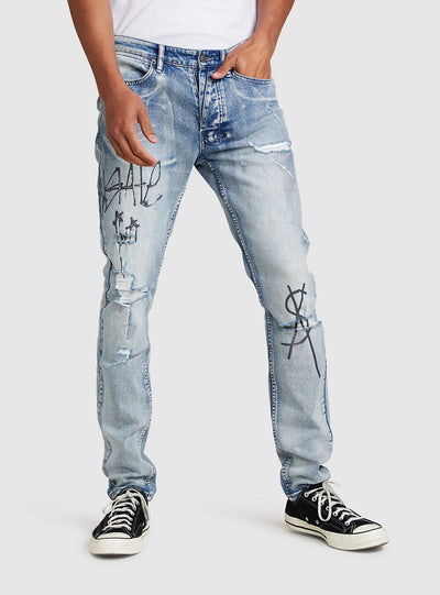 Ksubi Jeans - Van Winkle Graffiti - Blue - 5000006334