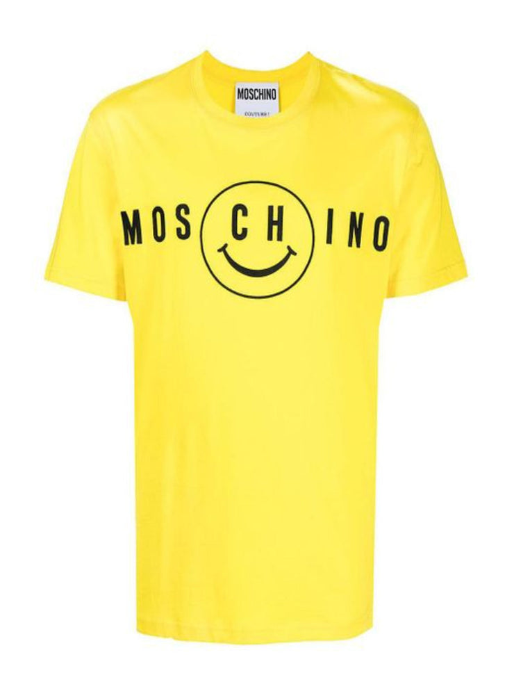 Moschino T-shirt - Smile - Logo - Yellow - AF004383